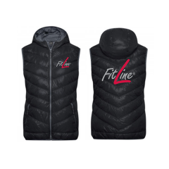 Puffer vest ladies black 